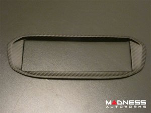 Alfa Romeo 4C Carbon Fiber Radio Cover Frame - Matte